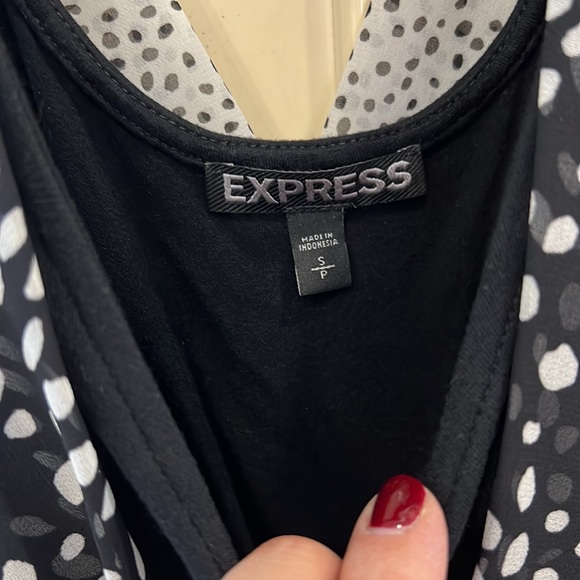 Express polka dot dress - Picture 2 of 6